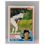 1983 Wade Boggs Topps RC #498