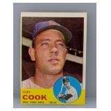 1963 Topps #566 - Cliff Cook 'Mets' Hi # Series