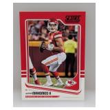 2018 Score Patrick Mahomes Red SP 159