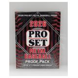 2026 Pro Set Metal Baseball 1/1 Proof Pack