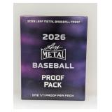 2026 Leaf Metal Baseball 1/1 Proof Pack