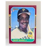 1987 Donruss Barry Bonds #163 Edges