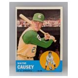 1963 Topps #539 - Wayne Causey 'Athletics'