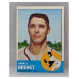 1963 Topps #538 George Burnet Colts Hi # Series