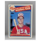 1985 Topps Mark McGwire #401 Surface/Stain