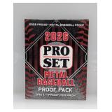 2026 Pro Set Metal Baseball 1/1 Proof Pack