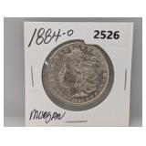 1884-O 90% Silv Morgan $1 Dollar