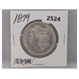 1879 90% Silv Morgan $1 Dollar