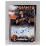 2024 Topps Chrome Tyler Fitzgerald RC Auto