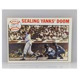 1964 Topps #139 WS Dodgers Sealing Yanks Doom