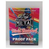 2026 Leaf Metal Vivid Baseball 1/1 Proof Pack