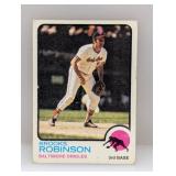 1973 Topps #90 Brooks Robinson HOF Indents/Stains