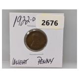 1922-D Wheat Penny