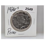 1926-S 90% Silv Peace $1 Dollar