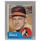 1963 Topps Dick Hall OriolesHi # Series Surface