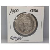 1900 90% Silv Morgan $1 Dollar