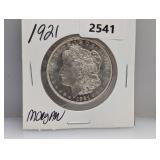 1921 90% Silv Morgan $1 Dollar