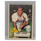 Topps 1952 Harry Lowrey #111 Stains/Paper Loss