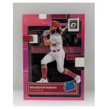 2022 optic Purple Rated Rookie Brandon Marsh #41