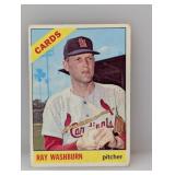 1966 Topps Ray Washburn #399 Surface