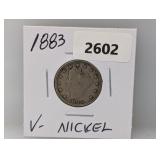 1883 V Nickel