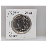 1934-D 90% Silv Peace $1 Dollar