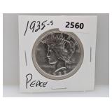 1935-S 90% Silv Peace $1 Dollar