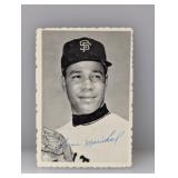 1969 Topps Deckle Edge Juan Marichal HOF surface