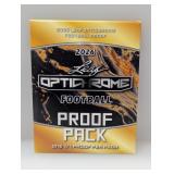 2026 Leaf Optichrome Football 1/1 Proof Pack