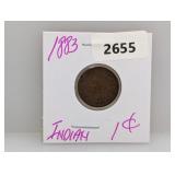1883 Indian Head Penny