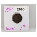 1890 Indian Head Penny