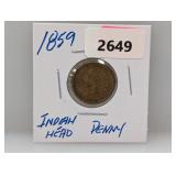 1859 Indian Head Penny