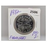 1982 1oz .999 Silv Engelhard Prospector Round