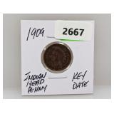 Key Date 1909 Indian Head Penny