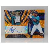 2020 Lewis Select Orange Prizm Patch Auto RC /15