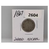 1867 Shield Nickel