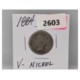 1884 V Nickel