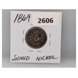 1869 Shield Nickel