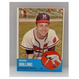 1963 Topps #570 Frank Bolling Braves Hi # Series