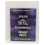 2026 Leaf Metal Baseball 1/1 Proof Pack