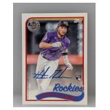2024 Topps Hunter Goodman RC Auto 35th