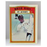 1972 Topps Willie Mays In Action #50
