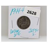 1944-P 35% Silv War Nickel