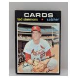 1971 Topps Ted Simmons RC #117 Corners/Edges