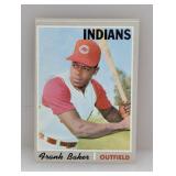 1970 Topps Frank Baker VERY TUFF HIGH NUMBER 704
