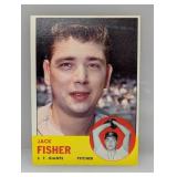 1963 Topps #474 Jack Fisher GiantsTough 5th Series