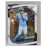 2025 Panini Prizm Football Cam Ward White Disco