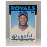 1986 Topps Traded Bo Jackson #50T Edges