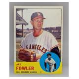 1963 Topps Art Fowler Tough 5th Series Surface