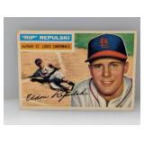 1956 Topps Rip Repulski #201 Stains